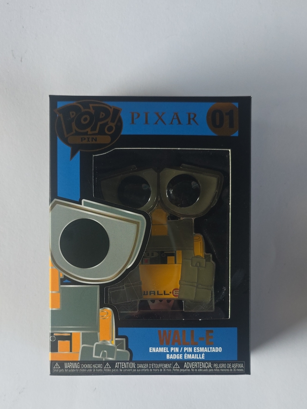 Funko POP! Pixar WALL·E Enamel Pin - Yellow, Black, Blue